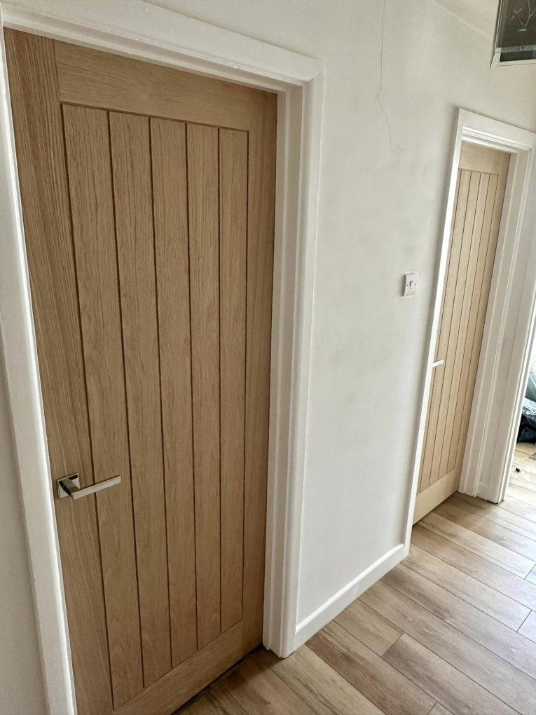 New Oak Door