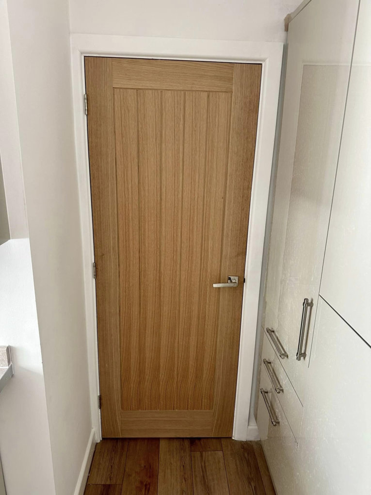 New Oak Door