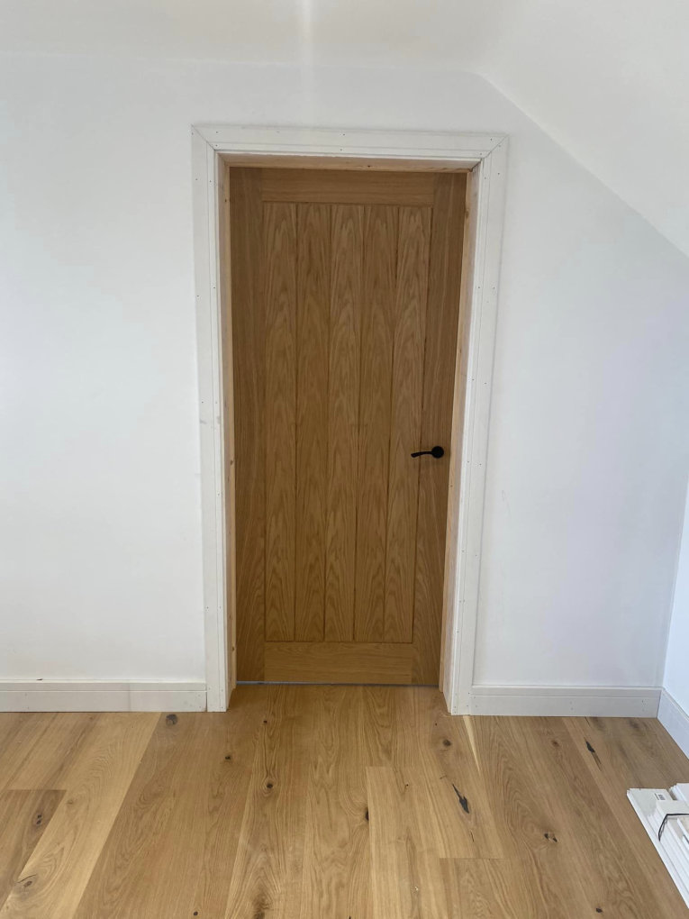 new oak door